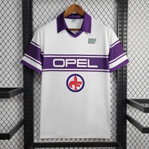 Retro 84/85 ACF Fiorentina Away White Jersey