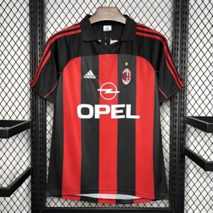 Retro 2000/02 AC Milan Home Jersey