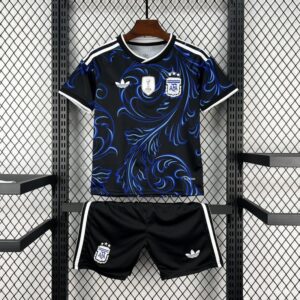Equipación de visitante de Argentina para niños en el Mundial 2026