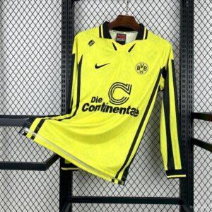 Camiseta retro de manga larga del Borussia Dortmund de la temporada 1996/97