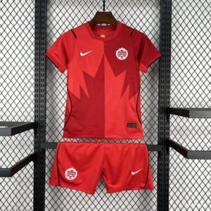 Equipación local de Canadá para niños del Mundial 2026