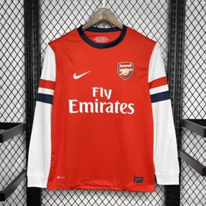 Camiseta retro de manga larga del Arsenal para la temporada 12/13.
