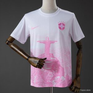 Camiseta de Jesús Rosa de Brasil 2026
