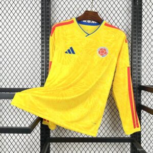 Camiseta de manga larga para hombre de Colombia para el Mundial 2026 (local)