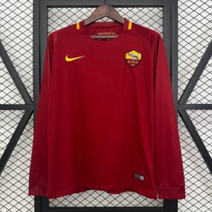 Camiseta retro de manga larga de la Roma para la temporada 17/18.