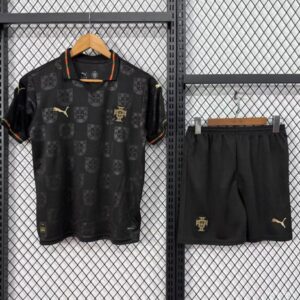 Camiseta negra de edición especial para niños de Portugal 2026
