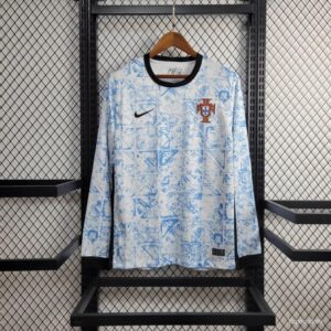 Camiseta de manga larga de visitante de Portugal 2024