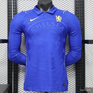 Camiseta de manga larga con cuello polo del Chelsea, versión jugador 26/27