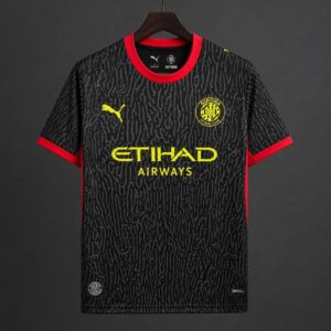 Camiseta negra de visitante del Girona 26/27