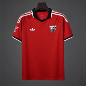 Camiseta roja de visitante del Sevilla 26/27