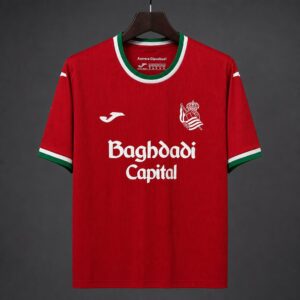 Camiseta roja de visitante Real Sociedad 26/27
