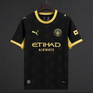 Camiseta negra de visitante del Manchester City 26/27