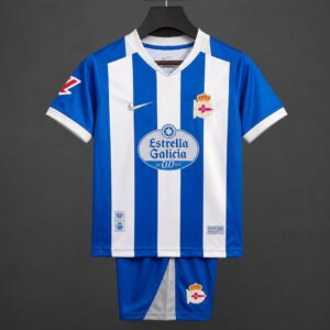 26/27 KIDS Deportivo La Coruna Home Jersey