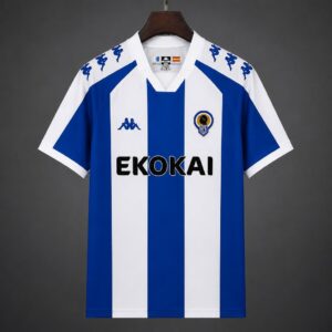 Camiseta de local de rayas azules del Hércules 26/27